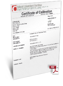 Torque & Tensile Certificate